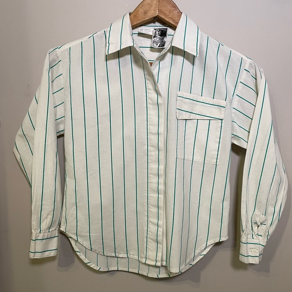 Vintage Retro Pinstripe Kids Dress Shirt - Picture 2 of 12